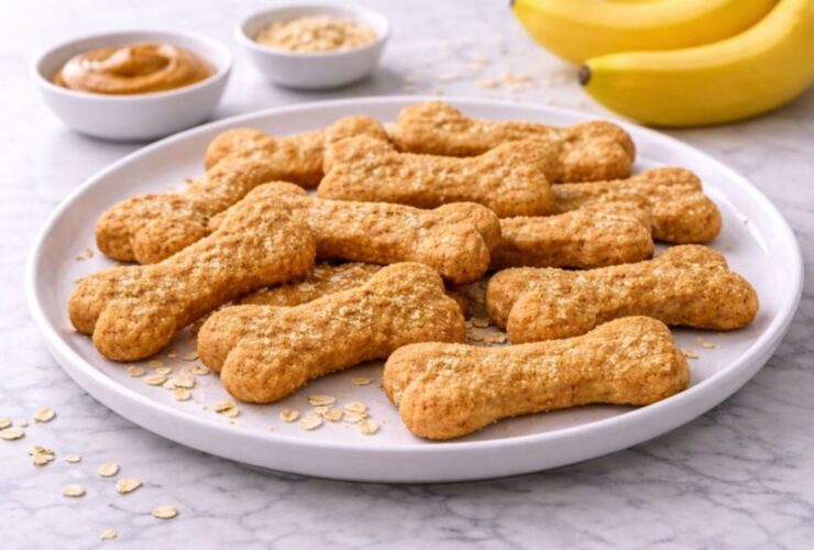 Peanut Butter Banana Dog Treats Recipe