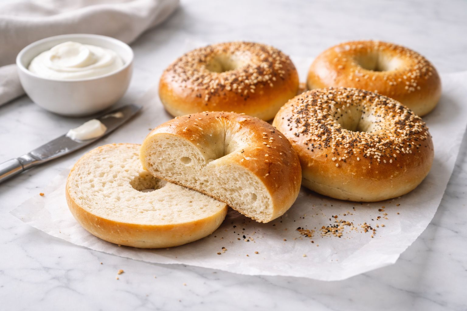 Protein Bagels With Greek Yogurt Recipe