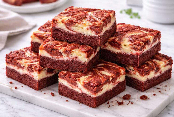 Red Velvet Cheesecake Brownies Recipe