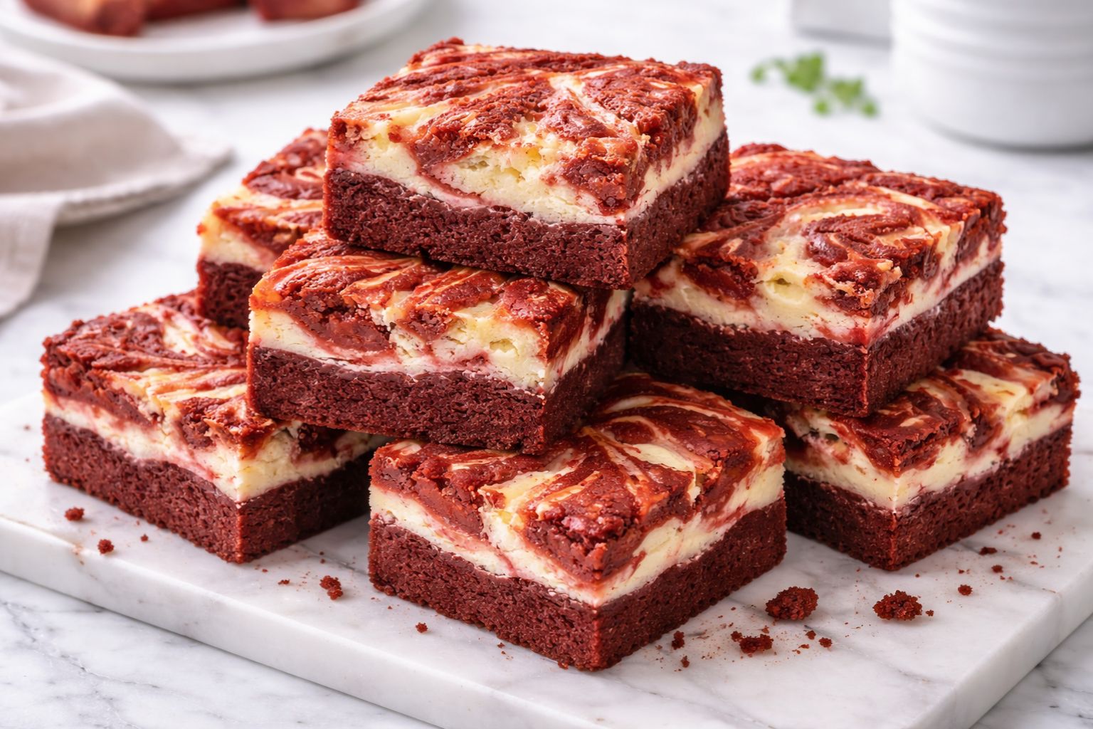 Red Velvet Cheesecake Brownies Recipe