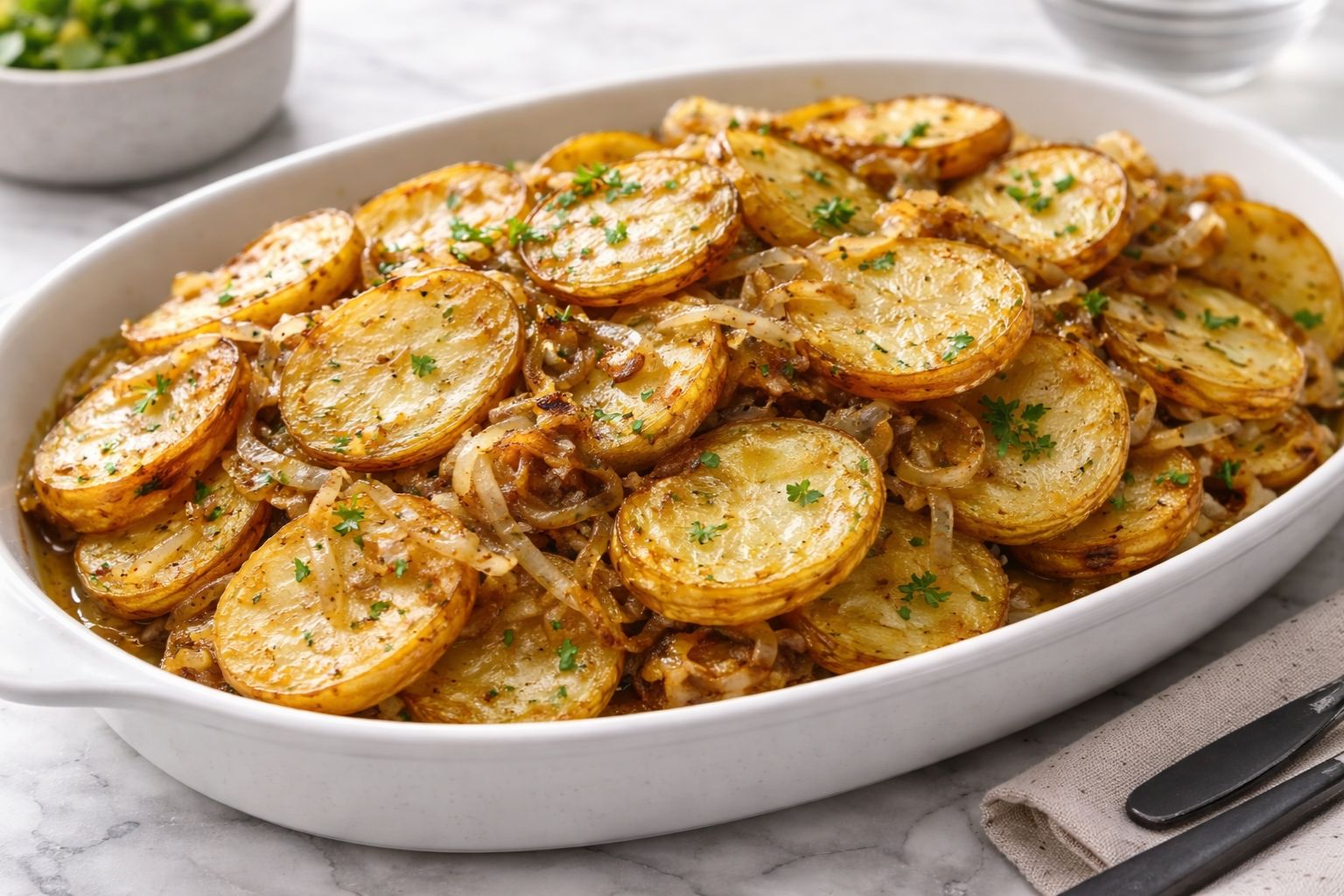Ruth's Chris Lyonnaise Potatoes Recipe