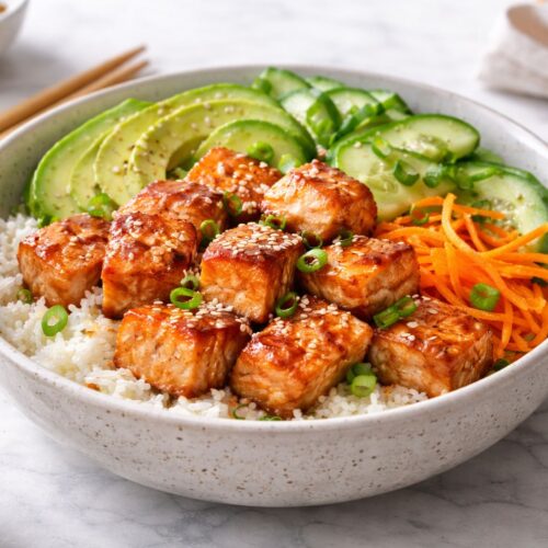Salmon Rice Bowl Recipe