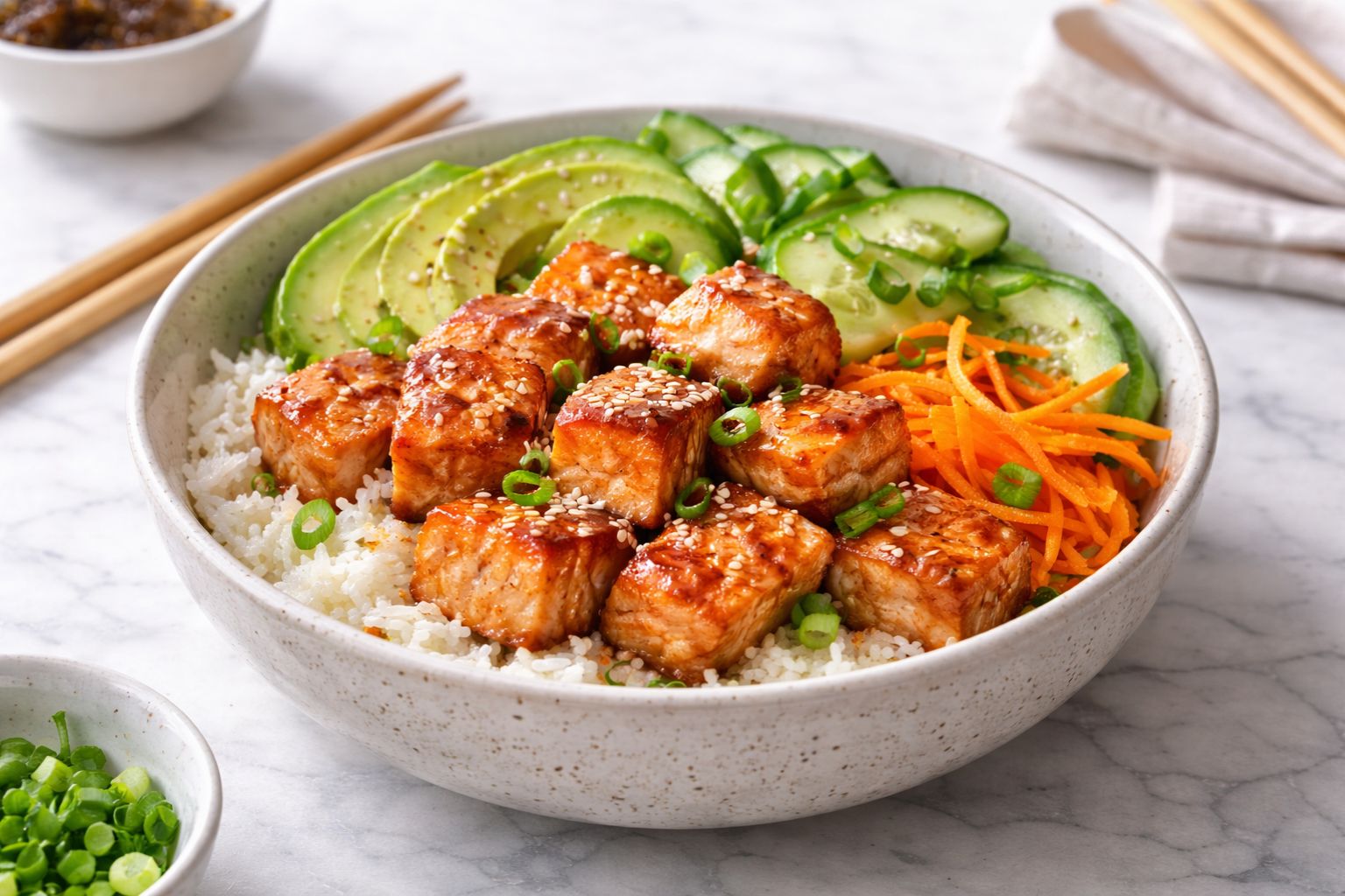 Salmon Rice Bowl Recipe