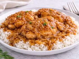Smothered Chicken And Rice Recipe