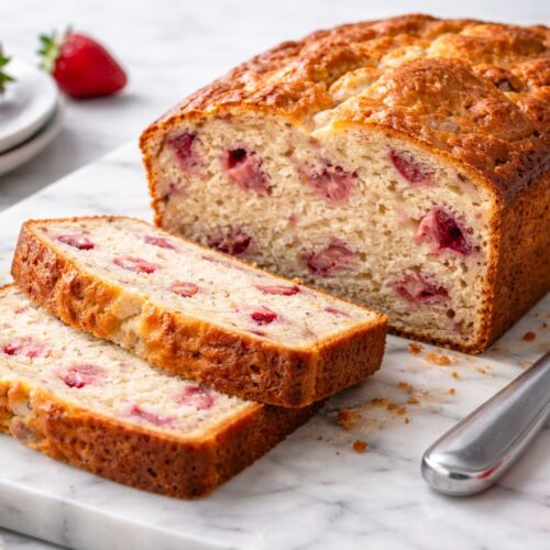 Strawberry Buttermilk Pound Cake Recipe