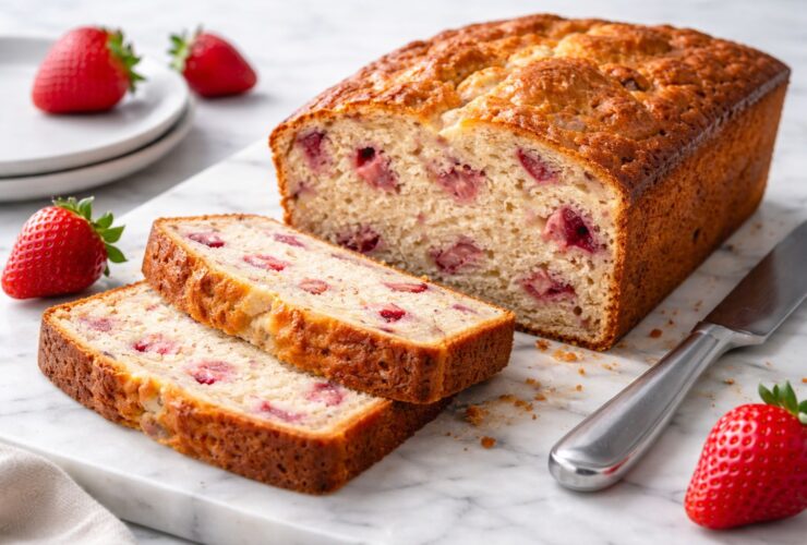 Strawberry Buttermilk Pound Cake Recipe