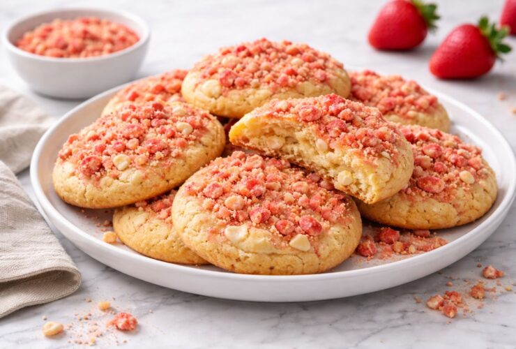 Strawberry Crunch Cookies Recipe