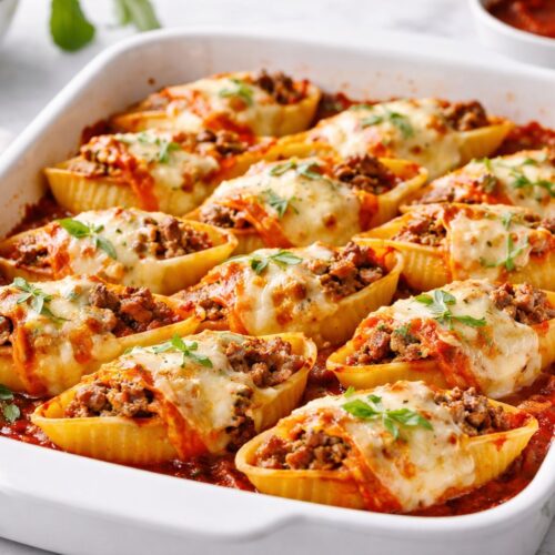Stuffed Shells With Ground Beef Recipe