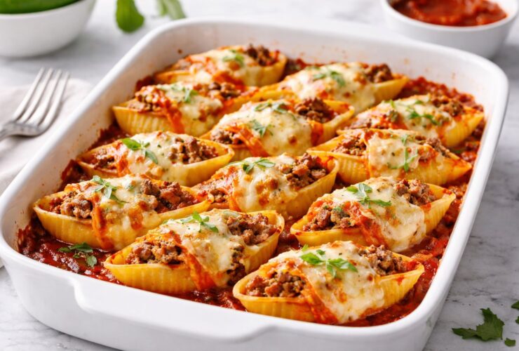 Stuffed Shells With Ground Beef Recipe