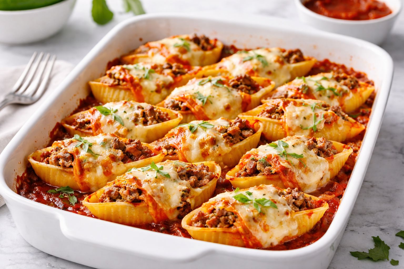 Stuffed Shells With Ground Beef Recipe