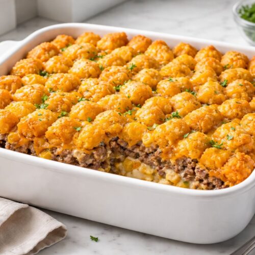 Tater Tot Casserole With Ground Beef Recipe