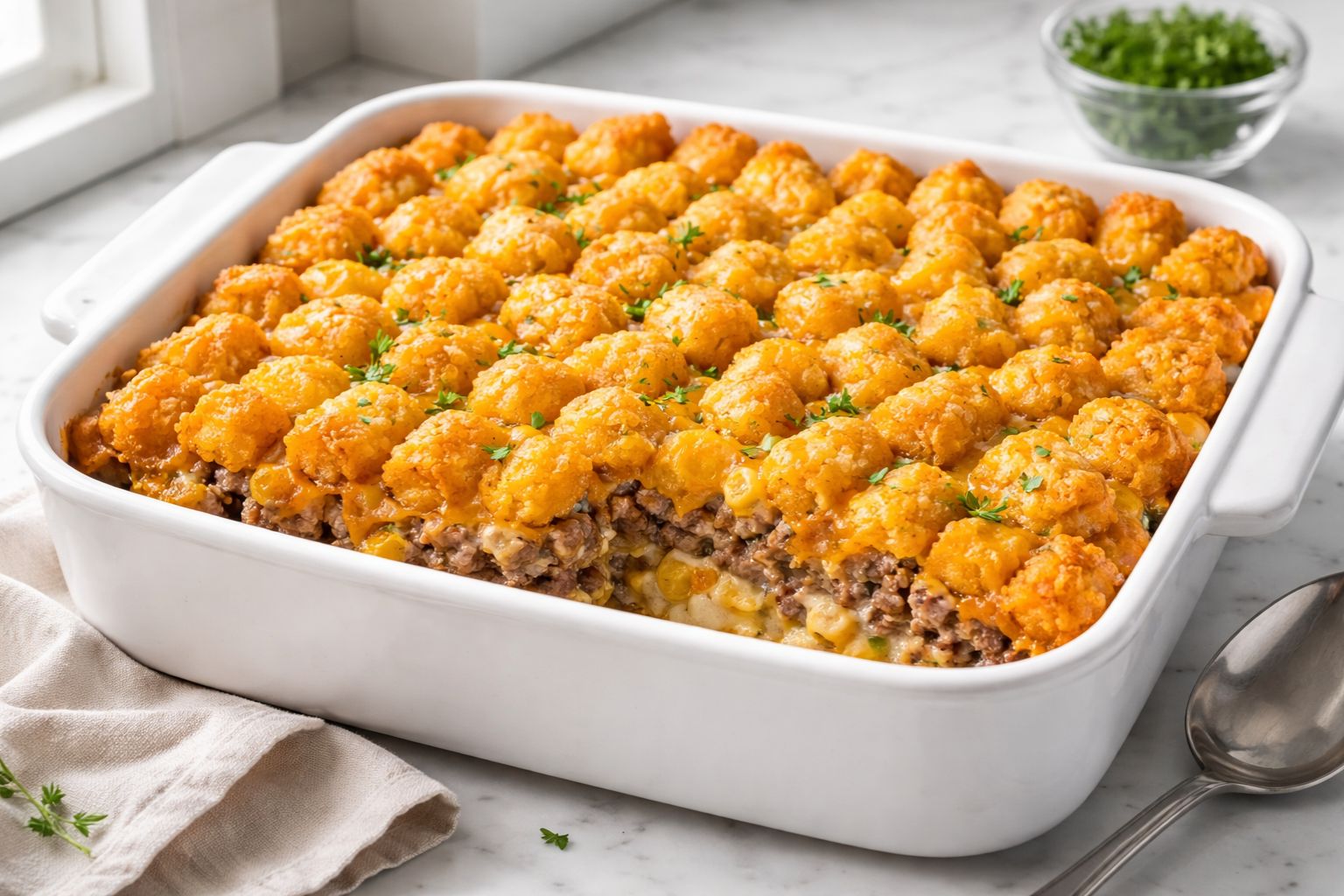 Tater Tot Casserole With Ground Beef Recipe