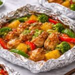 Teriyaki Chicken and Pineapple Foil Packets