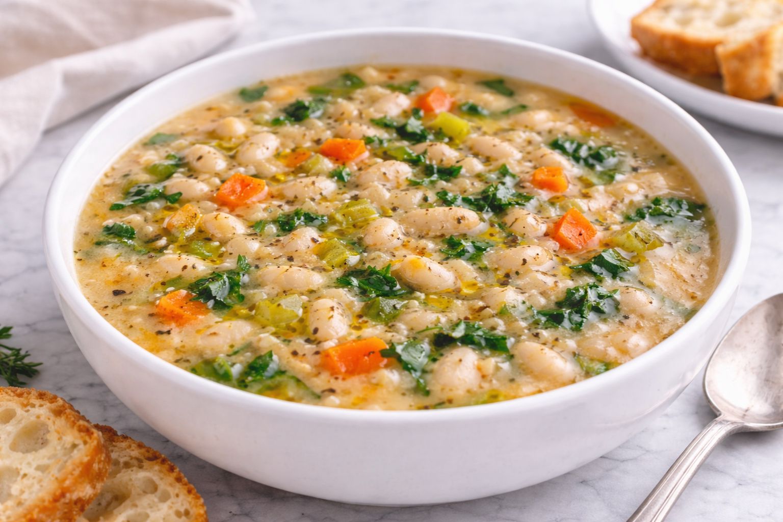 Tuscan White Bean Soup Recipe