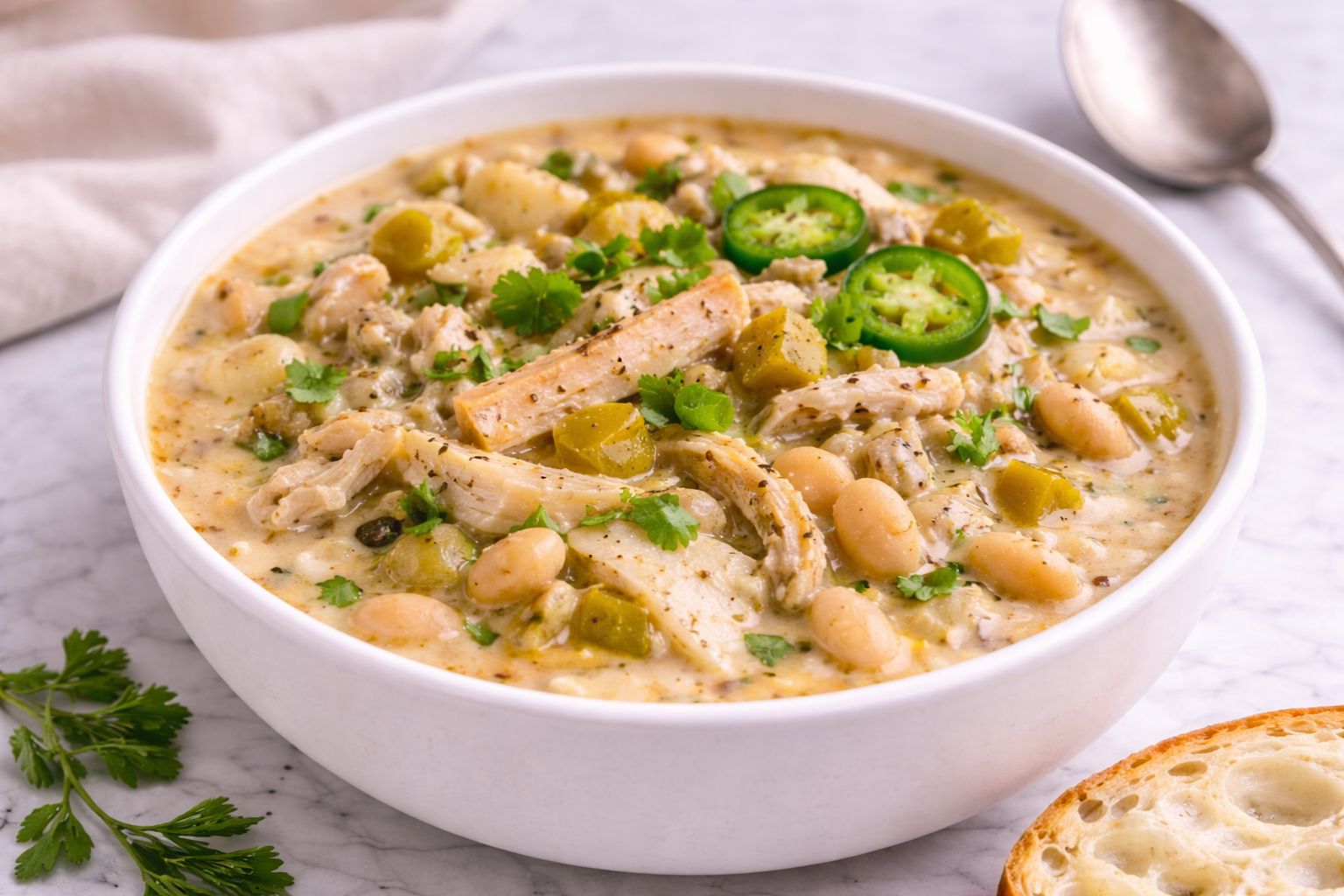 White Bean Chicken Chili Recipe