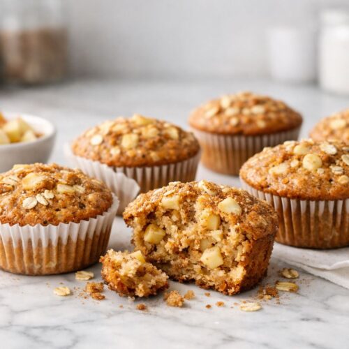 Apple Cinnamon Oatmeal Muffins
