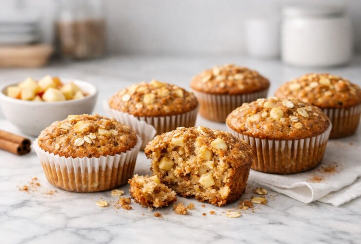 Apple Cinnamon Oatmeal Muffins