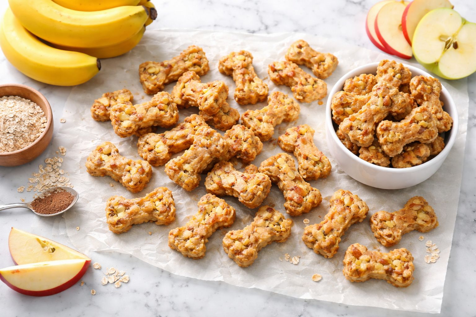 Apple and Banana Dog Treats