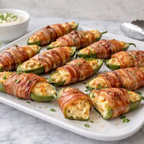 Bacon-Wrapped Jalapeno Poppers Recipe