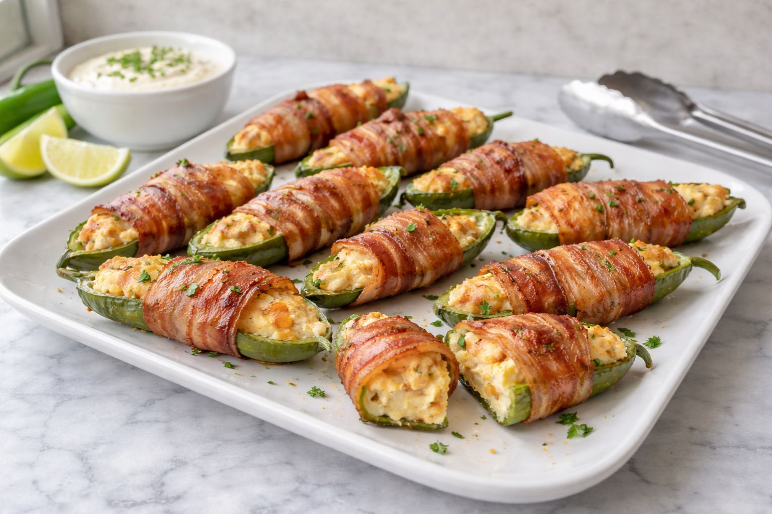 Bacon-Wrapped Jalapeno Poppers Recipe
