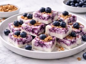 Blueberry Swirl Yogurt Bites Recipe