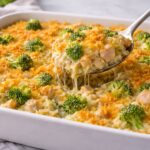 Cheesy Chicken Broccoli Rice Casserole