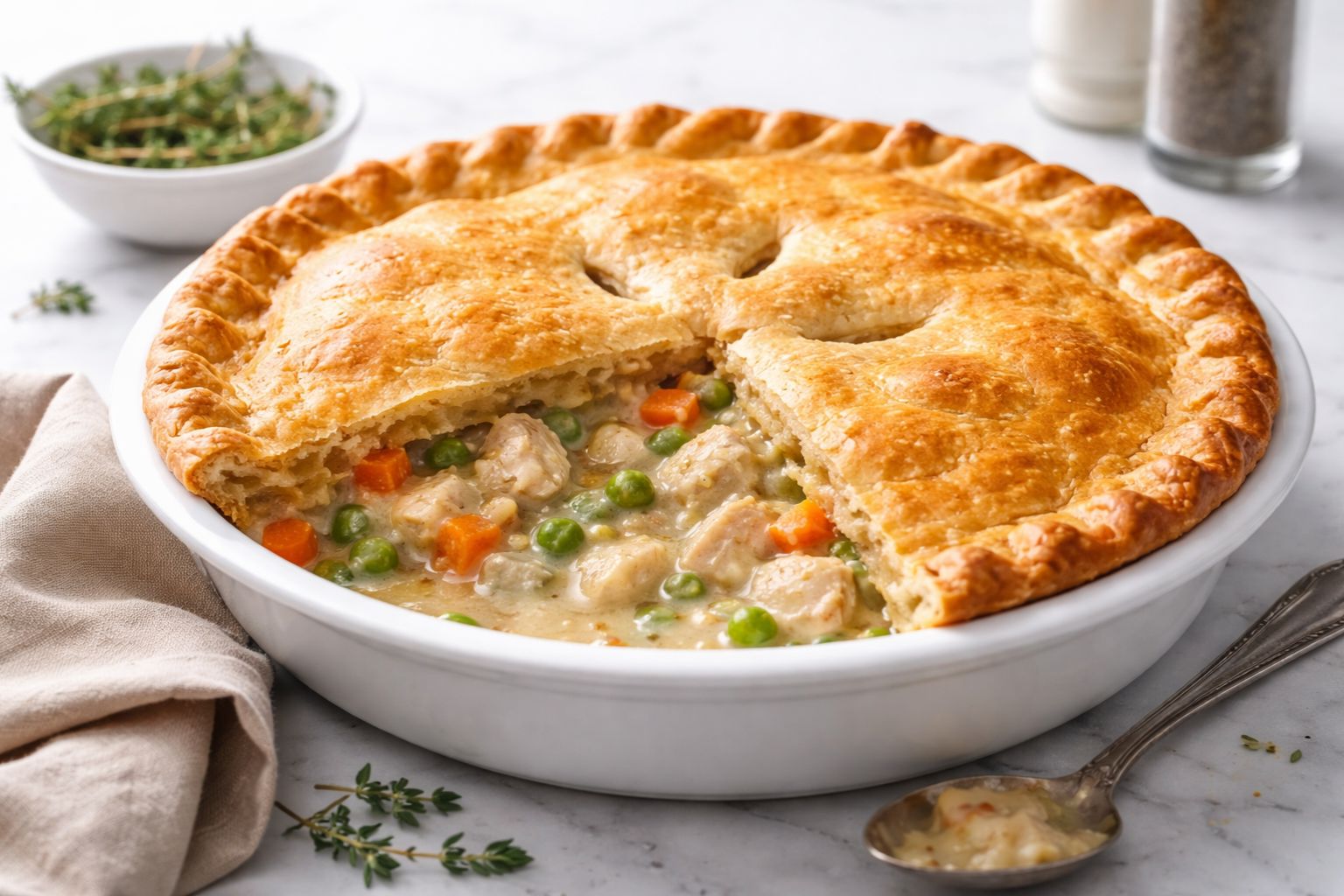 Chicken Pot Pie With Pie Crust