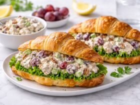 Chicken Salad Croissant Sandwich Recipe