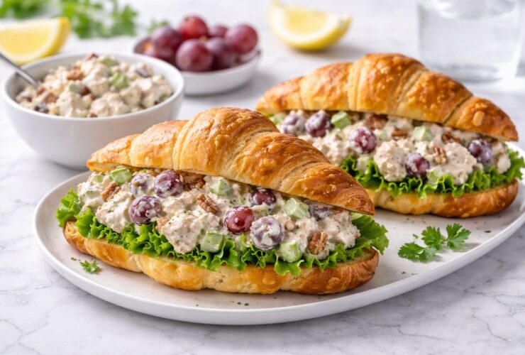 Chicken Salad Croissant Sandwich Recipe