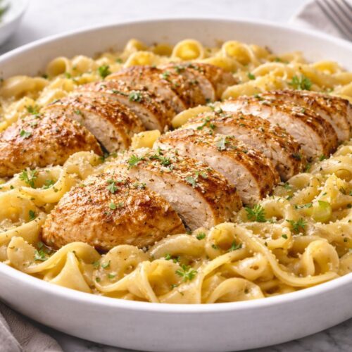 Chicken With Buttered Noodles Recipe
