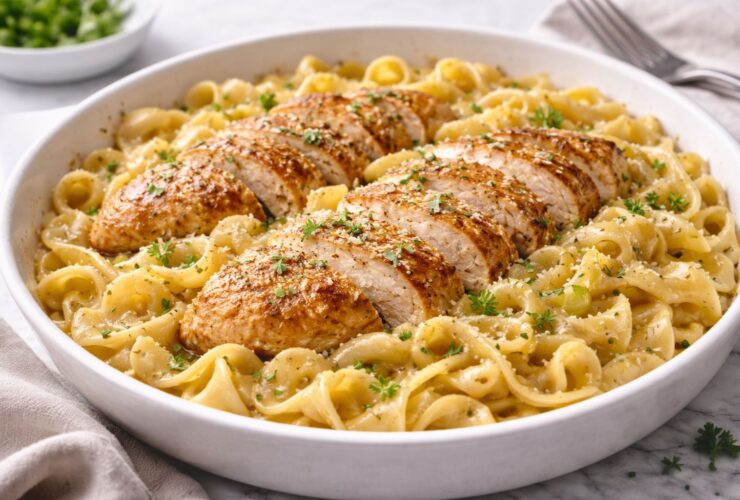 Chicken With Buttered Noodles Recipe