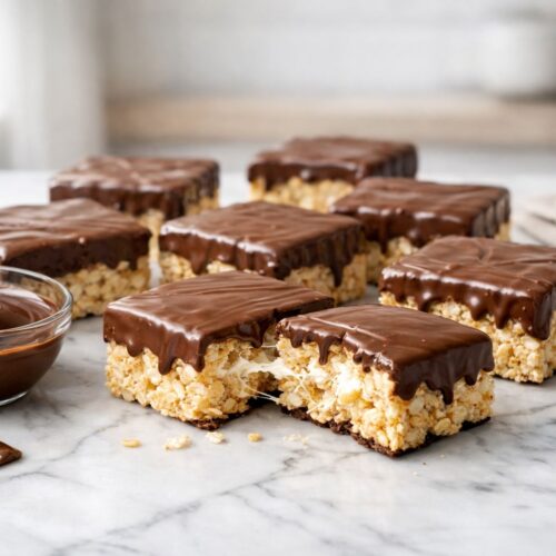 Chocolate Covered Rice Krispie Treats