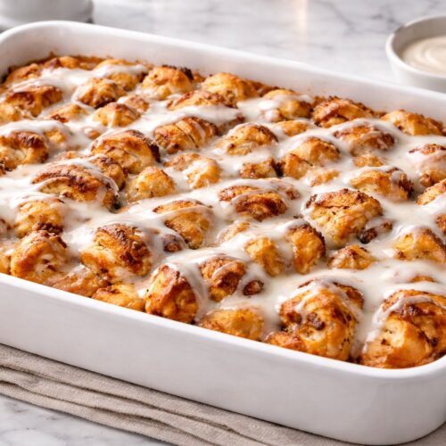 Cinnamon Roll French Toast Casserole