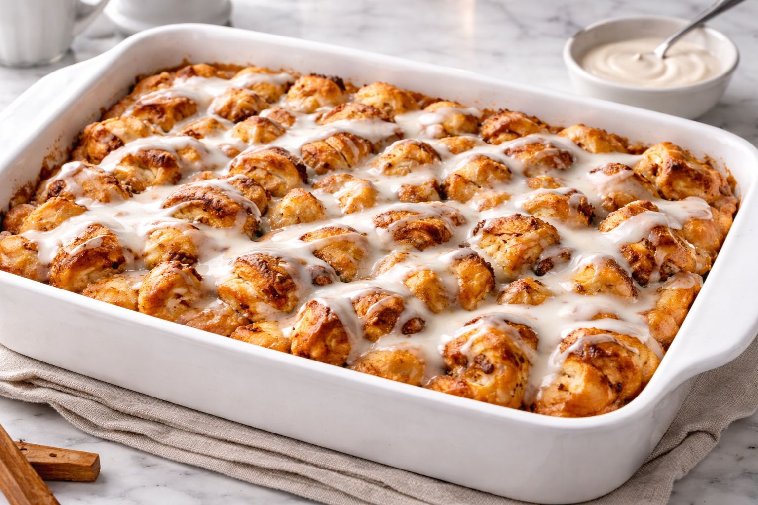 Cinnamon Roll French Toast Casserole