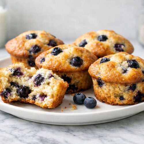 Cottage Cheese Blueberry Muffins Recipe