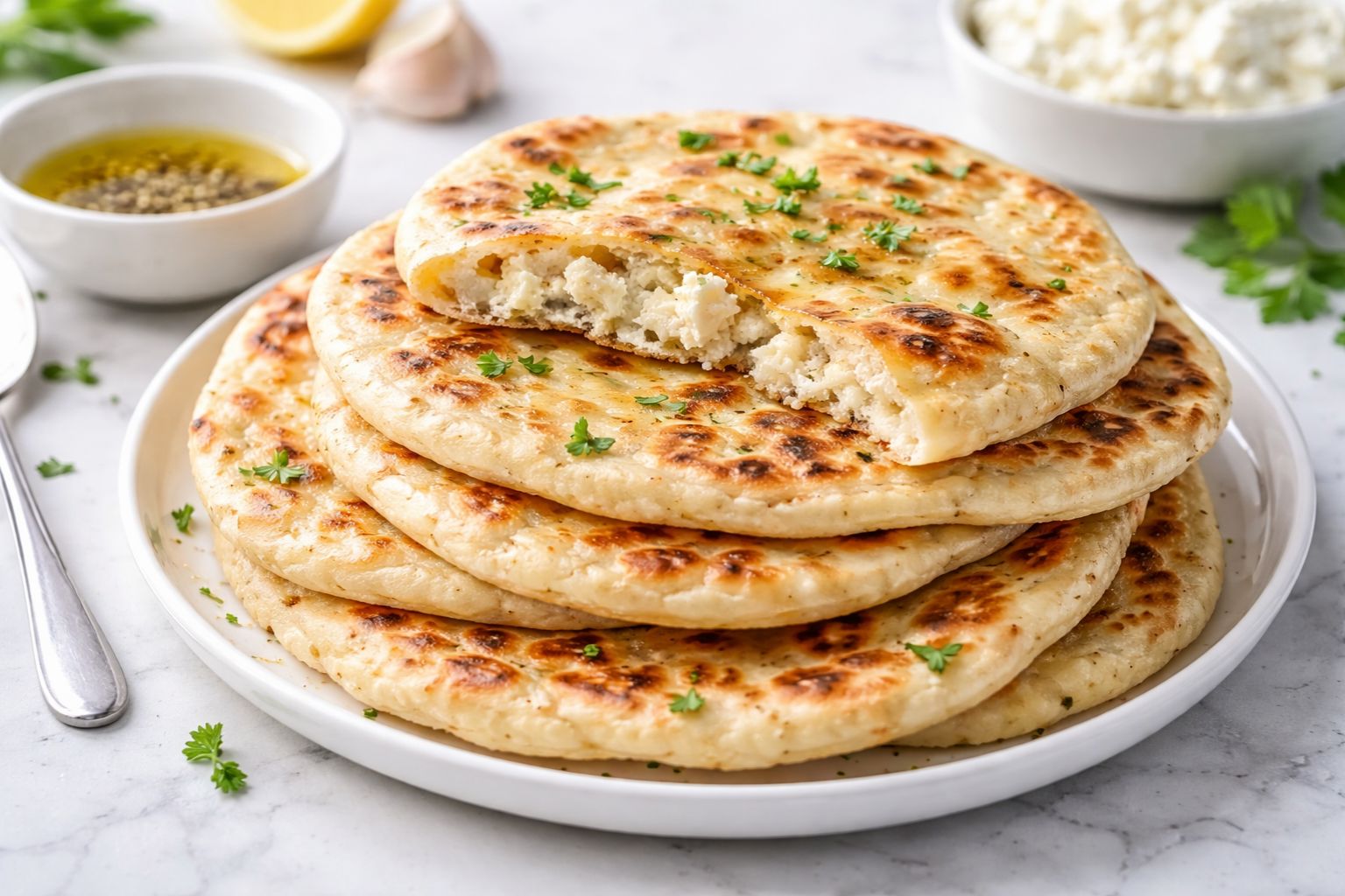 Cottage Cheese Flatbread Recipe