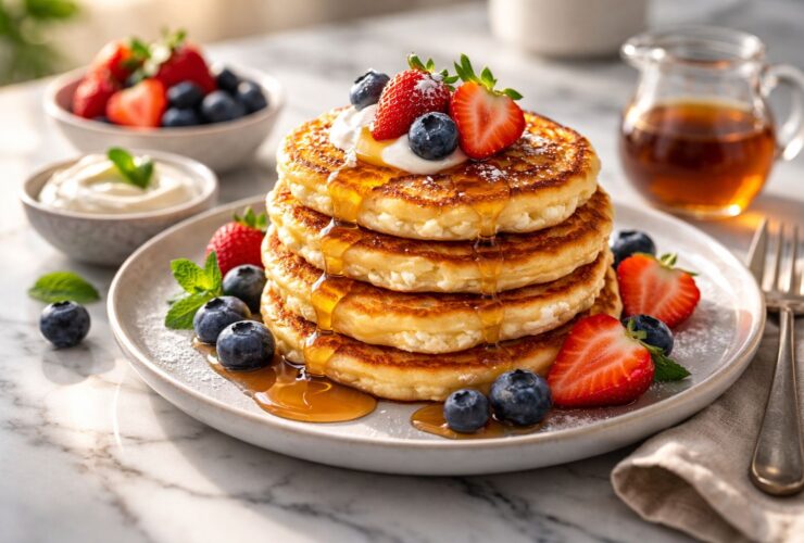 Cottage Cheese Pancakes Recipe