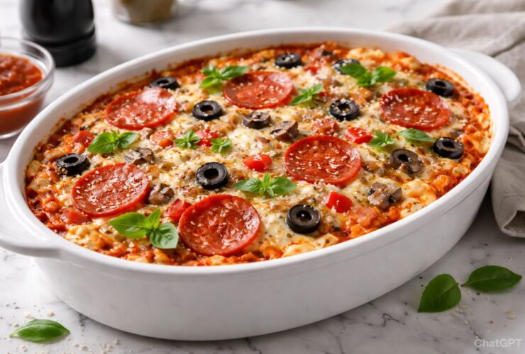 Cottage Cheese Pizza Bowl Recipe