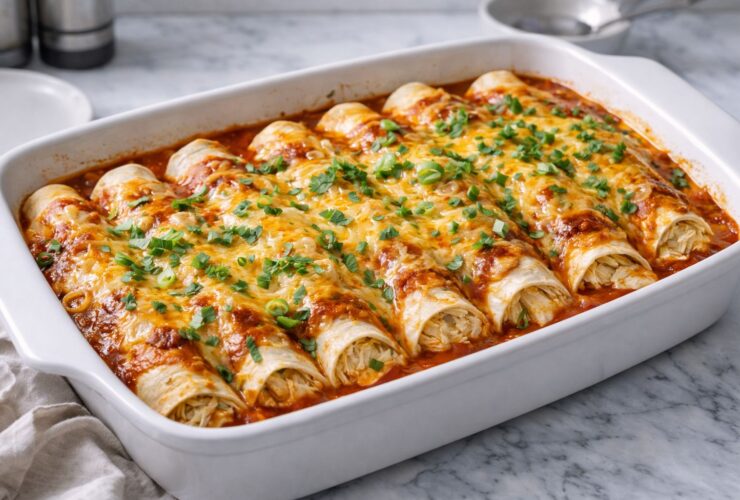 Cream Cheese Chicken Enchiladas Recipe