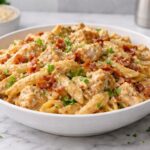Creamy Chicken Bacon Ranch Pasta