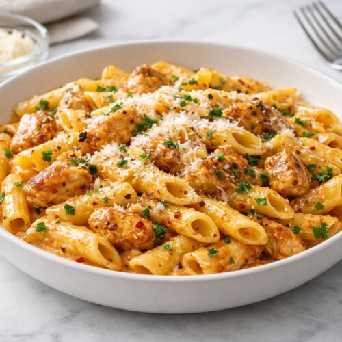 Creamy Cowboy Butter Chicken Pasta