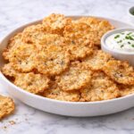 Crispy Cottage Cheese Chips