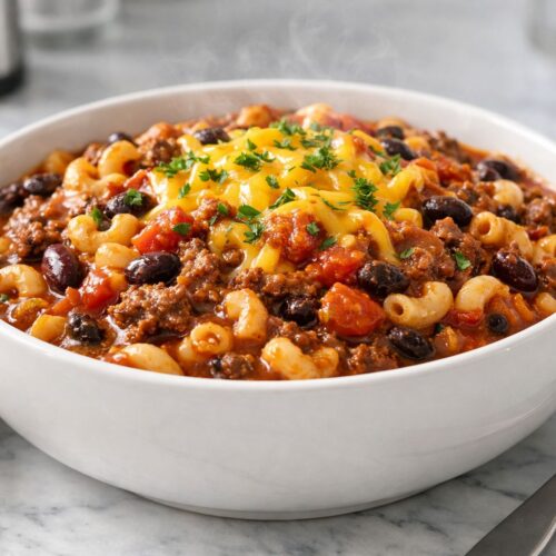 Crockpot Chilli Mac Recipe