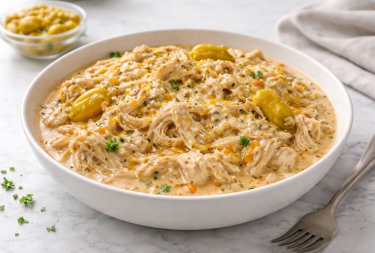 Crockpot Mississippi Mud Chicken