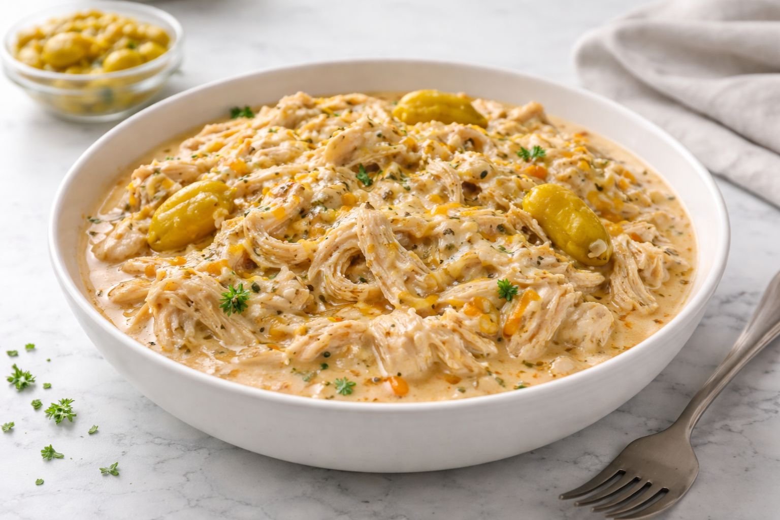 Crockpot Mississippi Mud Chicken