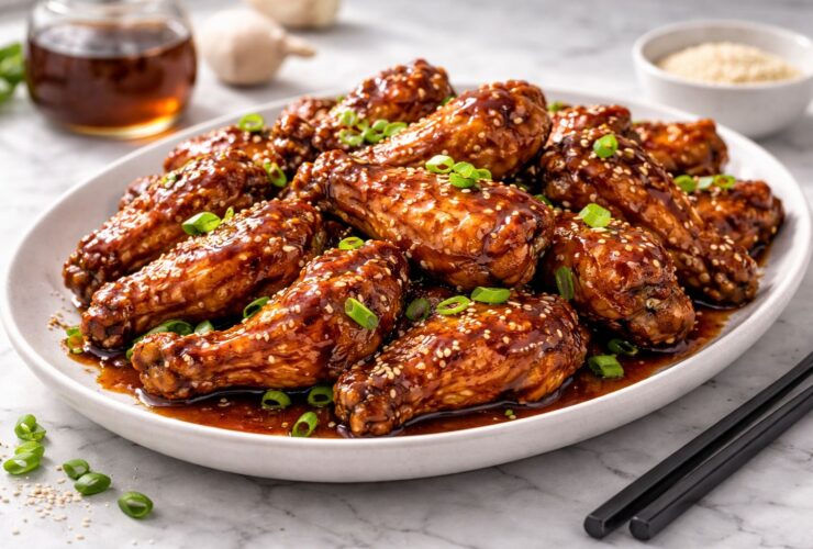 Crockpot Teriyaki Chicken Wings