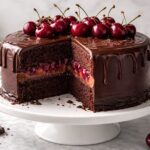 Drunken Cherry Chocolate Cake