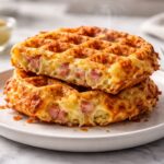 Ham & Cheese Chaffles Recipe
