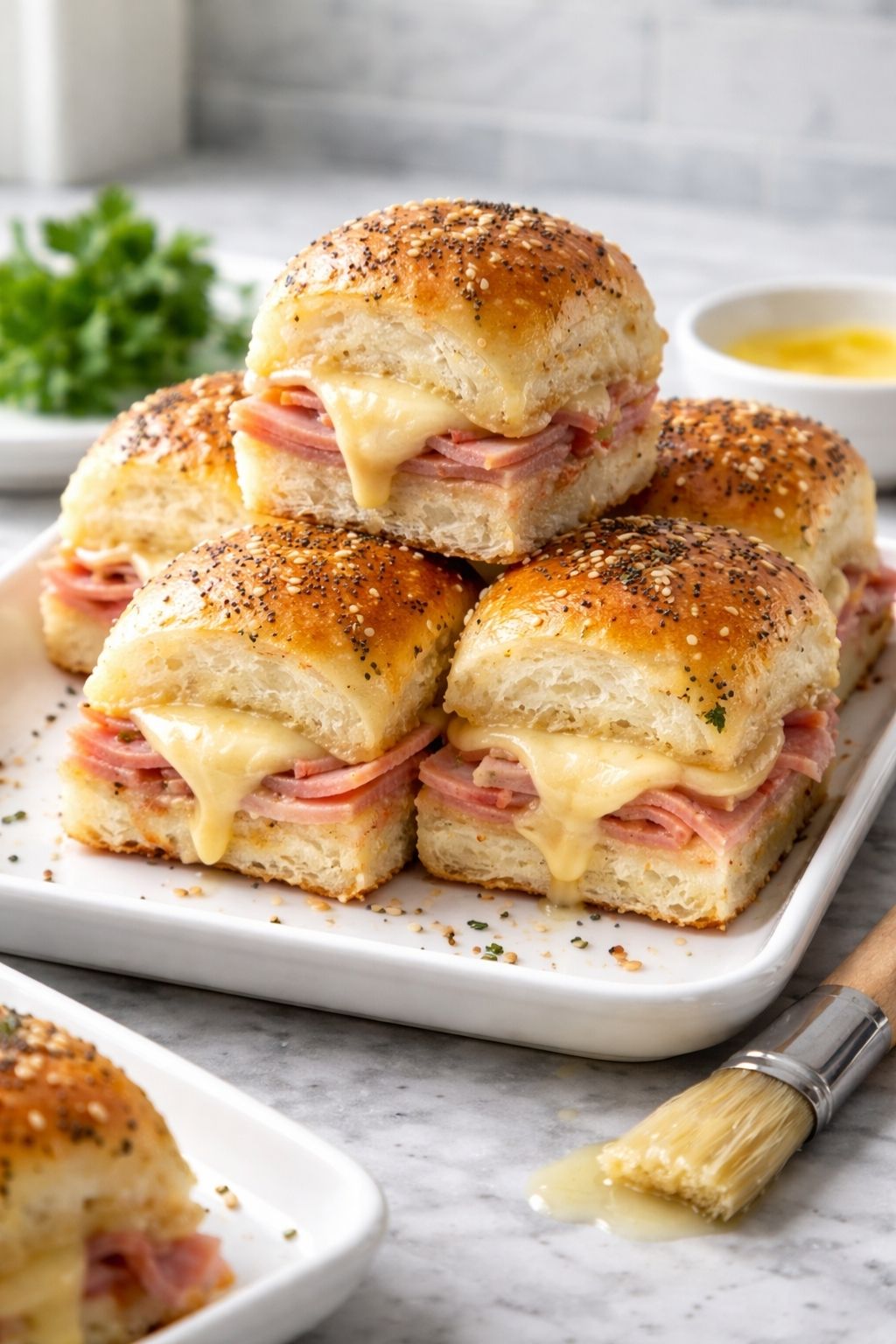 Ham and Cheese Hawaiian Rolls Recipe - Culinary Pearl