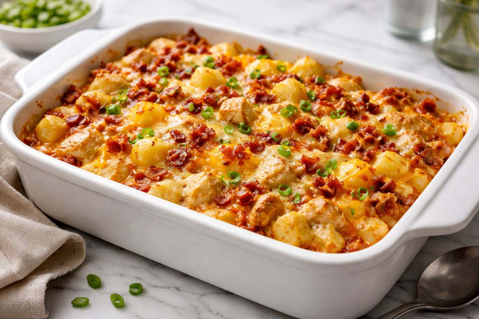 Loaded Potato Ranch Chicken Casserole